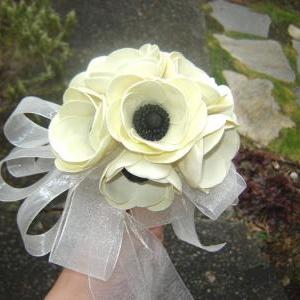 Poppies Wedding Bouquet - Bridal/bridesmaid..