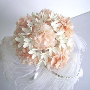 Wedding Bouquet - Clay Carnation St..