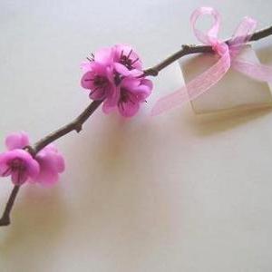 Wedding Favors. Pink Blossoms Favours.