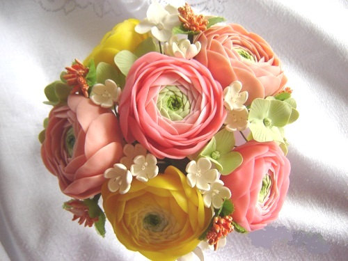 Wedding Decorations/Reception. Spring Ranunculus Wedding Decor. Table Settings